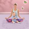WCPQT Double-Sided Textured Surface Professional Fitness Mat,for Pilates Meditation Gymnastics,Premium Not-Slip Extra Thick Yoga Food-C 200x130x1.5cm(79x51x1inch) view 4