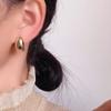 GRACE JUN Fashion Gold Color Teardop Shape Spiral Clip on Hoop Earrings Women Party Prom Luxury Ear Cuff Earrings Jewelry Accessory (Teardrop Gold Color Spiral Clip-ons) view 4