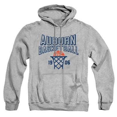 Auburn University Official Basketball Year Unisex Adult Pull-Over Hoodie,Athletic Heather, 2X-Large
