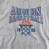 Auburn University Official Basketball Year Unisex Adult Pull-Over Hoodie,Athletic Heather, 2X-Large view 2
