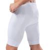 SGCIKER Plain Color White Laser Cut Cuff Professional Bike Cycling Shorts for Men Women Gel Paddad (Medium) view 2