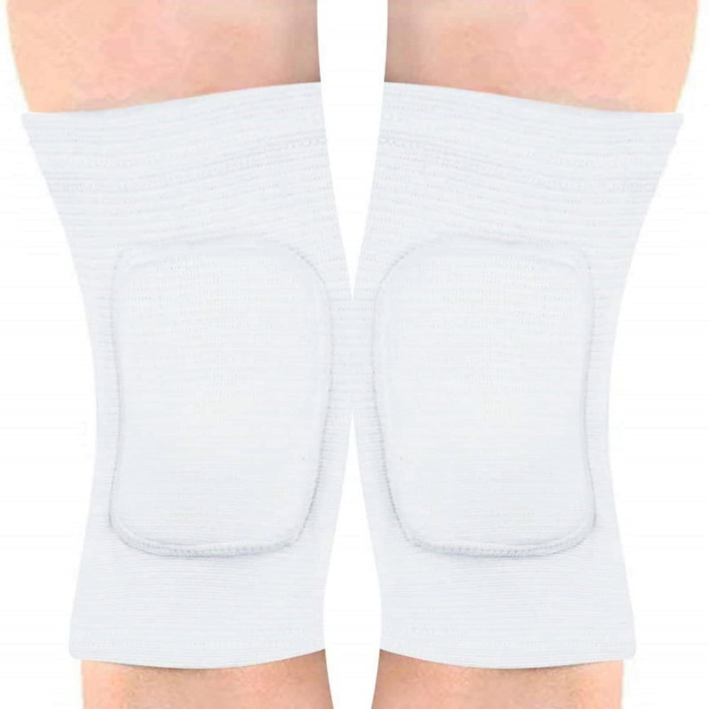 Caviotess Men Women Protective Knee Pads, Anti-Slip Padded Sponge Knee Brace Knee Support for Football Volleyball Dance Skating Basketball Sports