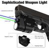 CRONHAWK 500 Lumen Blue Green Laser Light for Pistol, Rechargeable Rail Mounted Flashlight Laser Combo for Picatinny Rail, Magnetic Charging view 4