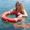 28 inch Boat Safety Throw Ring with Water Floating Lifesaving Rope 98.4FT Set, 2.5KG International Standard Throw Ring, Outdoor Professional Throwing Ring Rope Rescue Lifeguard Lifesaving view 3
