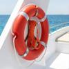 28 inch Boat Safety Throw Ring with Water Floating Lifesaving Rope 98.4FT Set, 2.5KG International Standard Throw Ring, Outdoor Professional Throwing Ring Rope Rescue Lifeguard Lifesaving view 4