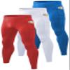 Queerier 3 Pack Men's Compression Pants Athletic Leggings with Pockets Running Baselayer Tights Cycling Workout Pants view 1