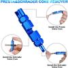 16 PCS Cycling Syringe Kit, Tubeless Tire Sealant Syringe with Switch, Bicycle Presta Valve Core Removal Tool, Presta Valve Cap Fit for Stans No Tubes Sealant and More view 3