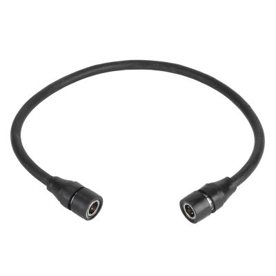 Yuecoom High Pressure Resistant Inflator Hose, Double End, Air Compressors & Inflators 23.6in Inflator Hose DoubleEnd Air Pump Quick Connection Female Connector, Black Rubber Fit for Inflators