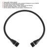 Yuecoom High Pressure Resistant Inflator Hose, Double End, Air Compressors & Inflators 23.6in Inflator Hose DoubleEnd Air Pump Quick Connection Female Connector, Black Rubber Fit for Inflators view 4