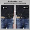 2 PACK IWB Holster with Laser Sight, Concealed Carry Gun Holster for Women/Men, ECO Leather Concealment Inside Waistband Holsters with Metal Clip Fits Most Midsize & Compact 9/40/45 & Laser Attachment view 3