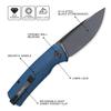 Petrified fish PFP01 Beluga 3.62" K110 Steel Blade Pocket Folding Knife view 3