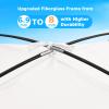 COMMOUDS Beach Tent Sun Shade for 3/4-5/6-7/8-10 Person, UPF 50+ Beach Sun Shelter Canopy Tent, Lightweight, Easy Set Up and Carry view 4
