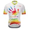Mens Summer Short Sleeve MTB Bike Shirts Cycling Jersey Road Racing Top (3XL) Yellow view 1