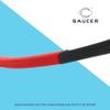 SAUCER Replacement Nose Pieces Pads & Earsocks Temple Sleeve Rubber Kit for Oakley Ejector OO4142 Sunglass - Red + Red view 3