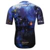 Mens Summer Short Sleeve MTB Bike Shirts Cycling Jersey Road Racing Top (3XL) Gold view 2