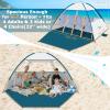 COMMOUDS Beach Tent Sun Shade for 3/4-5/6-7/8-10 Person, UPF 50+ Beach Sun Shelter Canopy Tent, Lightweight, Easy Set Up and Carry view 4
