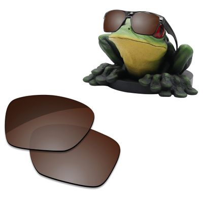 Acefrog AR Coated Polarized Replacement Lenses for Oakley Bottle Rocket OO9164 Sunglasses - Flash Bronze