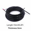 Gym Cable Replacement 49Ft Heavy Duty 5mm Steel Wire Rope for Home Gym DIY Cable Pulley Machine System Workout Exercise Equipment view 3