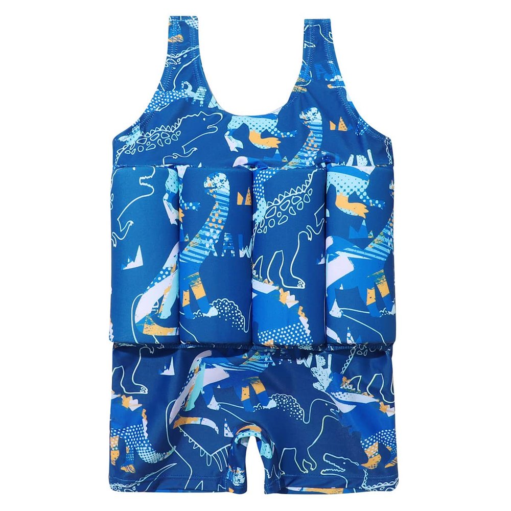 Kids Toddler Boys Girls Boys Swimsuit with Adjustable Buoyancy Baby Float Suit Swimwear Swim Vest One Piece Swimwear Bathing Suit Bright Royal 2-3 Years