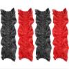 Tarpop 4 Pcs Roaring 20s Armband Sleeve Garters for Men 1920s Sleeve Shirt Costumes Accessories Anti Slip Arm Holder Garter Belt for 1920s Party, Black, Red view 1