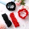 Tarpop 4 Pcs Roaring 20s Armband Sleeve Garters for Men 1920s Sleeve Shirt Costumes Accessories Anti Slip Arm Holder Garter Belt for 1920s Party, Black, Red view 4