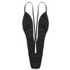 RUNQHUI Women's Mini Monokini Swimsuit Extreme Micro Bikini Thong One Piece Sling Shot Swimsuits Z1 Black One Size view 2