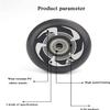 CYGG Inline Skates Wheels 90A,for Kids Aldult Inline Skates Replacement Roller Skating Wheelsfor 8 Pack with Bearings ABEC 7,72mm view 3
