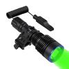ULTRAFIRE Tactical Flashlight 1585 Yards Ultra Long Distance Green Hunting Flashlight with Picatinny Rail Mount, Pressure Switch, UFB26 and Charger Included for Varmint Coyote Hunting view 1