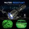 ULTRAFIRE Tactical Flashlight 1585 Yards Ultra Long Distance Green Hunting Flashlight with Picatinny Rail Mount, Pressure Switch, UFB26 and Charger Included for Varmint Coyote Hunting view 3