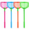 Coopay 4 Pieces Fishing Net Catching Bug Fish Butterfly Nets Beach Toys for Kids Outdoor Playing (Blue, Red, Orange, Green) view 1