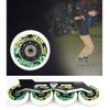 8 Pack 72mm/ 76 mm/80mm Replacement Roller Wheels for Inline Skates, 90A Inline Skate Wheel with Bearings ABEC 7,78 mm view 2