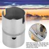 Acouto Drop-in Swivel Rod Holder Fishing Pole Converter 304 Stainless Steel 360 Degree Dropin Gimbal Rod Holder Marine Boat Yacht Fishing Rod Holder Hardware Accessory view 3