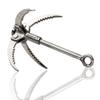 Stainless Steel Foldable Grappling Hook  Multifunctional QUADPALM Grapple Hook - 4 Stainless Steel Folding Claws - Heavy Duty - Outdoor Camping Hiking Tree Rock Mountain Climbing Equipment view 1