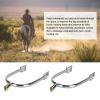 GOTOTOP Plated Spurs, Zinc Alloy Narrow Spur Plated Walking Horse Roping Spurs Women's British Spur for Equestrian Boots Men Women Horsemanship Lovers view 3