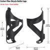 Howeet 2PCS Ultra-Light Full Carbon Fiber Bicycle Bike Drink Water Bottle Cage Holder Brackets for Road Bike MTB Cycling (2 PCS Full Carbon Fiber) view 3