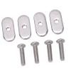 SUNGOOYUE 4 PCS M5 Kayak Rail Screws Set, Stainless Steel Thread Proof Kayak Rail Screw Boat Track Nuts for Canoes view 4