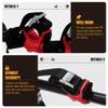 ASENDIWAY 6Pcs/Set Bike Rack Hitch Mount Bicycle Car Bike Rack Strap Replacement Cradles Cargo Carrier Spare Hooks with Rubber Straps 1-1/4"&2" Bike Rack PartsTruck Hitch Red&Black Tie-Down Straps view 4