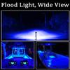 Shangyuan Pontoon Boat Docking Light - Marine LED Spreader & Navigation Lights, Blue, 2pcs view 2