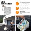 Angles90 LAT Pulldown & Cable Pulley System - Nylon & Polypropylene, 440 lbs - Compact & Space-Saving Home Gym Equipment - Versatile Dual Gym Pulleys - Rope Pull Down Attachment for Custom Weights view 4