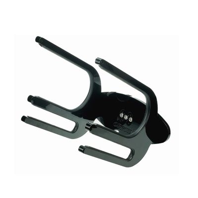 Krypt Towers Origin OWT Wakeboard Tower Racks for Boat, 6061 Aluminum Tines, Kneeboard, Ski, Wakesurf, Sizes 1 3/4, 1 7/8, 2, 2 1/4, 2 3/8, 2 1/2, Polished or Black (Kneeboard Rack Black)