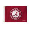 Alabama Crimson Tide Flag 12.5" x 18" Boat Flag Golf Cart Flag - Round Logo