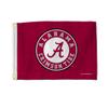 Alabama Crimson Tide Flag 12.5" x 18" Boat Flag Golf Cart Flag - Round Logo view 4