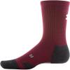 Under Armour Adult Team Crew Socks, 1-Pair, Cardinal/Black/White, X-Large view 2