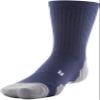 Under Armour Adult Team Crew Socks, 1-Pair, Midnight Navy/Graphite/White, Large view 1