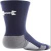Under Armour Adult Team Crew Socks, 1-Pair, Midnight Navy/Graphite/White, Large view 3