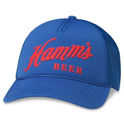 AMERICAN NEEDLE Hamms Foamy Valin Adjustable Snapback Baseball Hat, Royal (22008A-HAMMS-ROY)