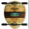 Shark Wheel Skogger (PinSkog) - 38" Pintail Long Board Complete with 72MM, 78A Black DNA Shark Wheels view 2