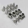 7/8" Bimini Top 4-Bow Stainless Steel Boat Jaw Slide, Cap Eye End, Deck Hinge Fittings Hardware 16 Set (7/8 INCH) view 1