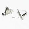 7/8" Bimini Top 4-Bow Stainless Steel Boat Jaw Slide, Cap Eye End, Deck Hinge Fittings Hardware 16 Set (7/8 INCH) view 4