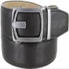 2 Count Slide Ratchet Belt Leather Casual Dress Belt 1-3/8"(35mm) Wide (Black/Brown, 32) view 4